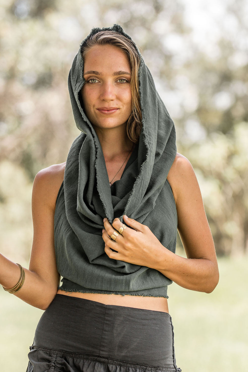 Hooded top for girl best sale