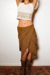 PALO SANTO SKIRT RMX TAN BROWN