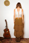 PALO SANTO SKIRT RMX TAN BROWN