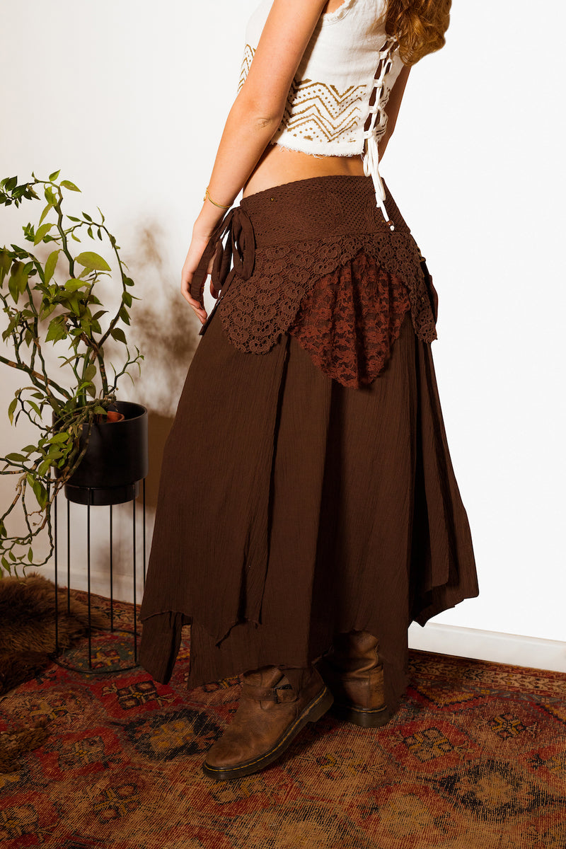 FOREST SKIRT BROWN