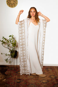 KIARA KAFTAN / KIMONO WHITE FOR MEN