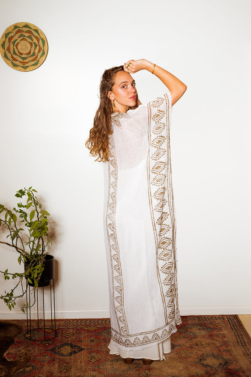 KIARA KAFTAN / KIMONO WHITE