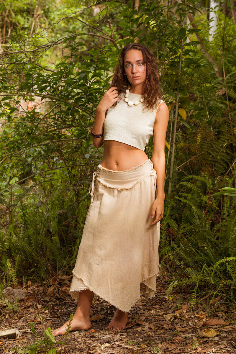 SAGE SKIRT CREAM