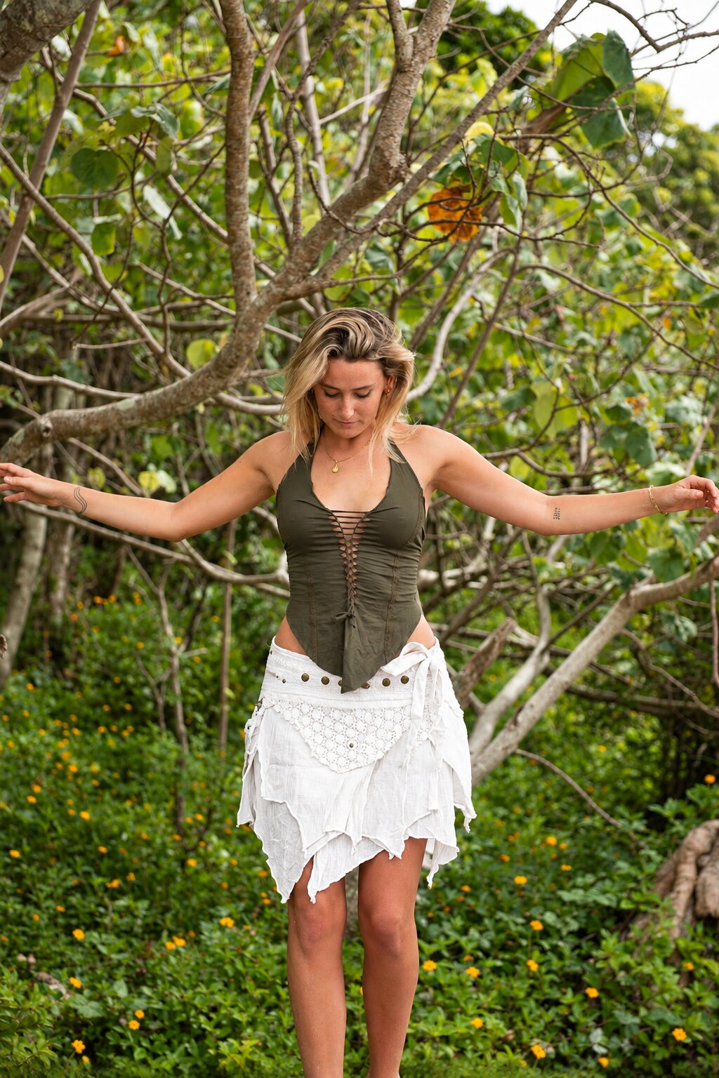 PIXIE QUEEN SKIRT WHITE