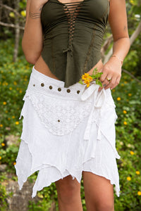 PIXIE QUEEN SKIRT WHITE