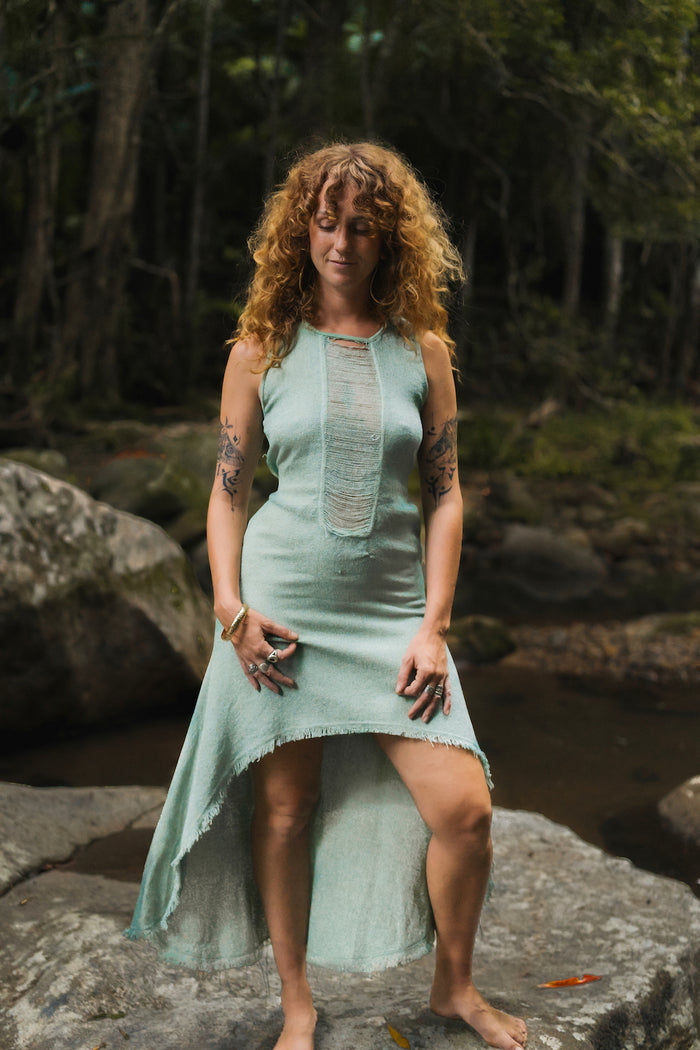 CELESTIAL DRESS GREEN
