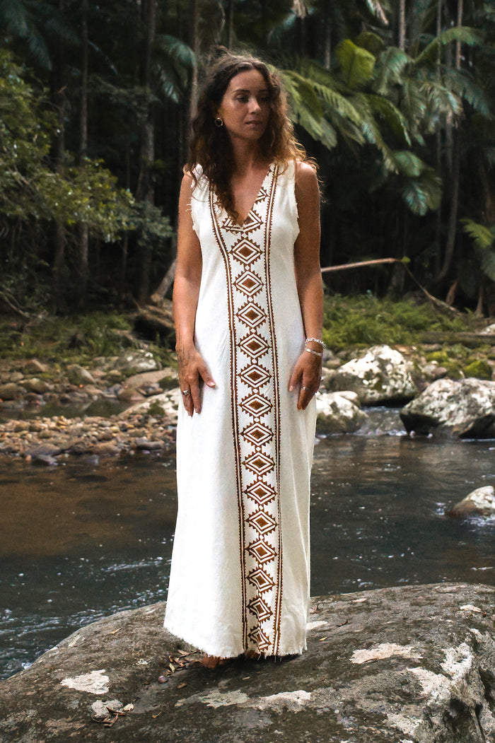 ILANA DRESS OFF WHITE