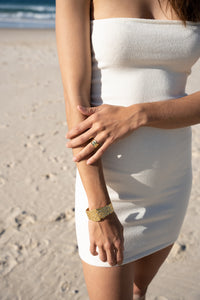 SELENA TEXTURED BRACELET