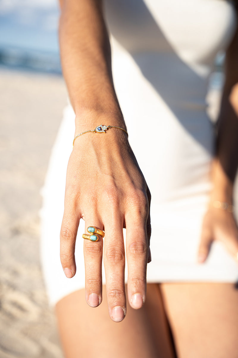 EROS RING GREEN