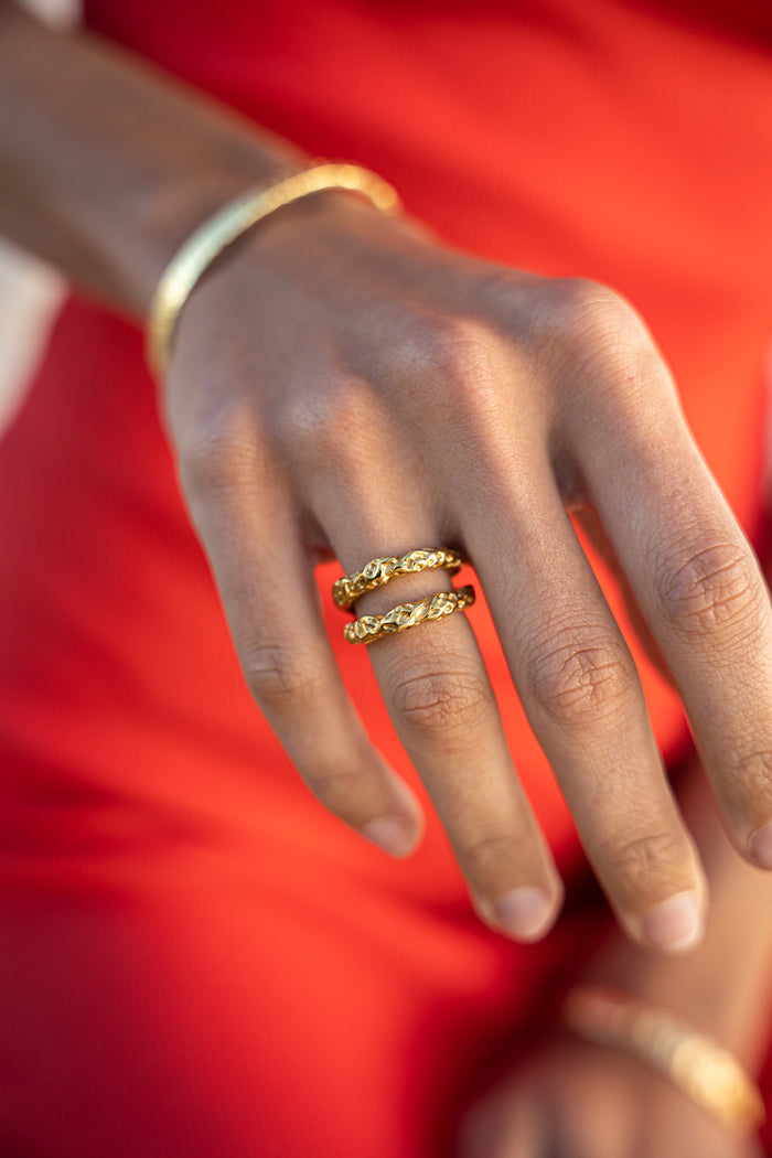 DOUBLE GODDESS RING