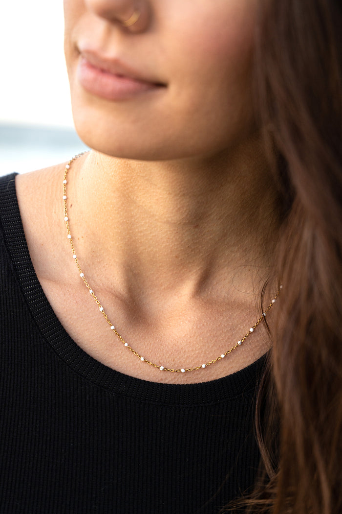 THALIA NECKLACE WHITE