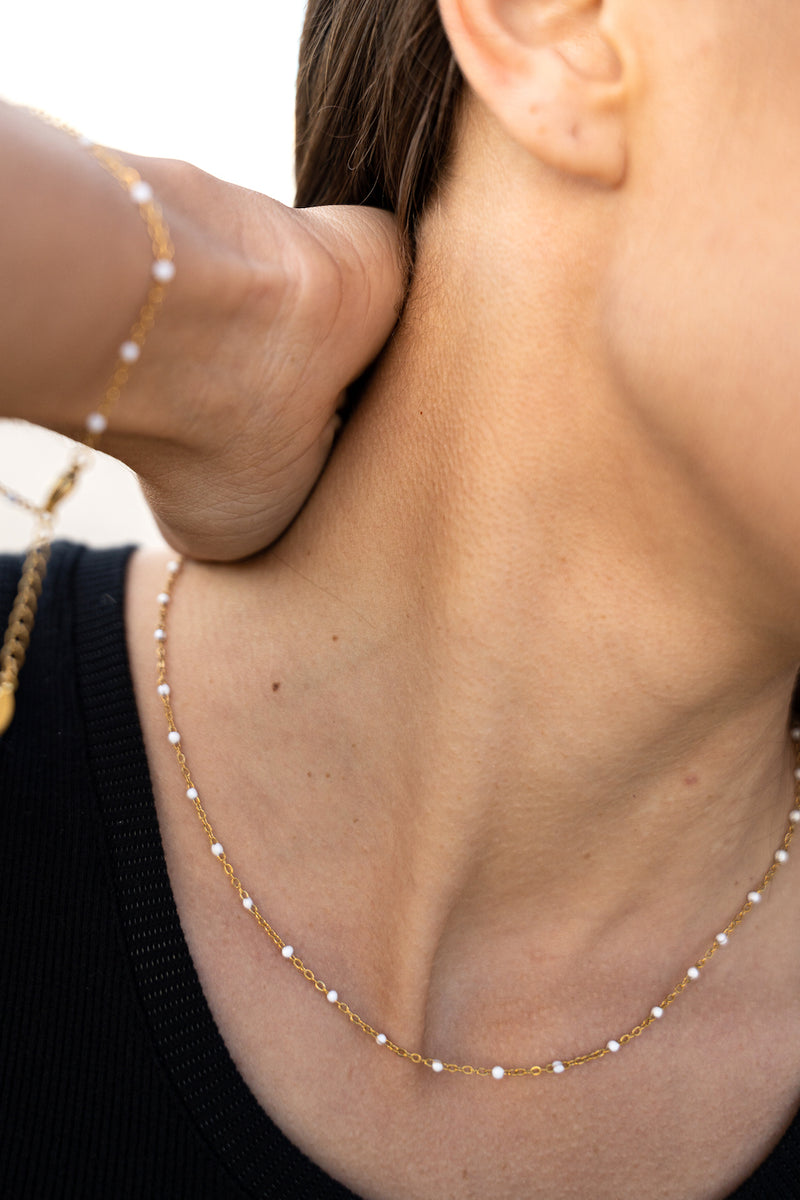THALIA NECKLACE WHITE