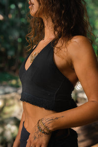 AJAYA CROP TOP BLACK