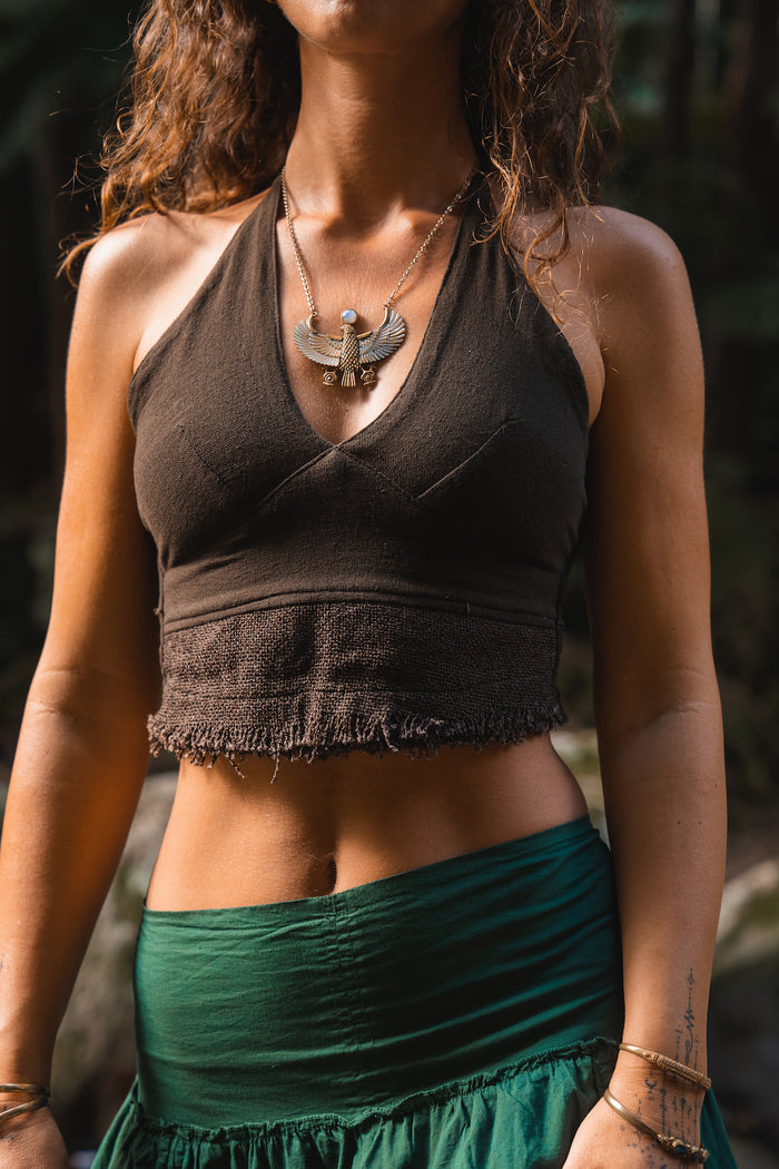 AJAYA TOP BROWN