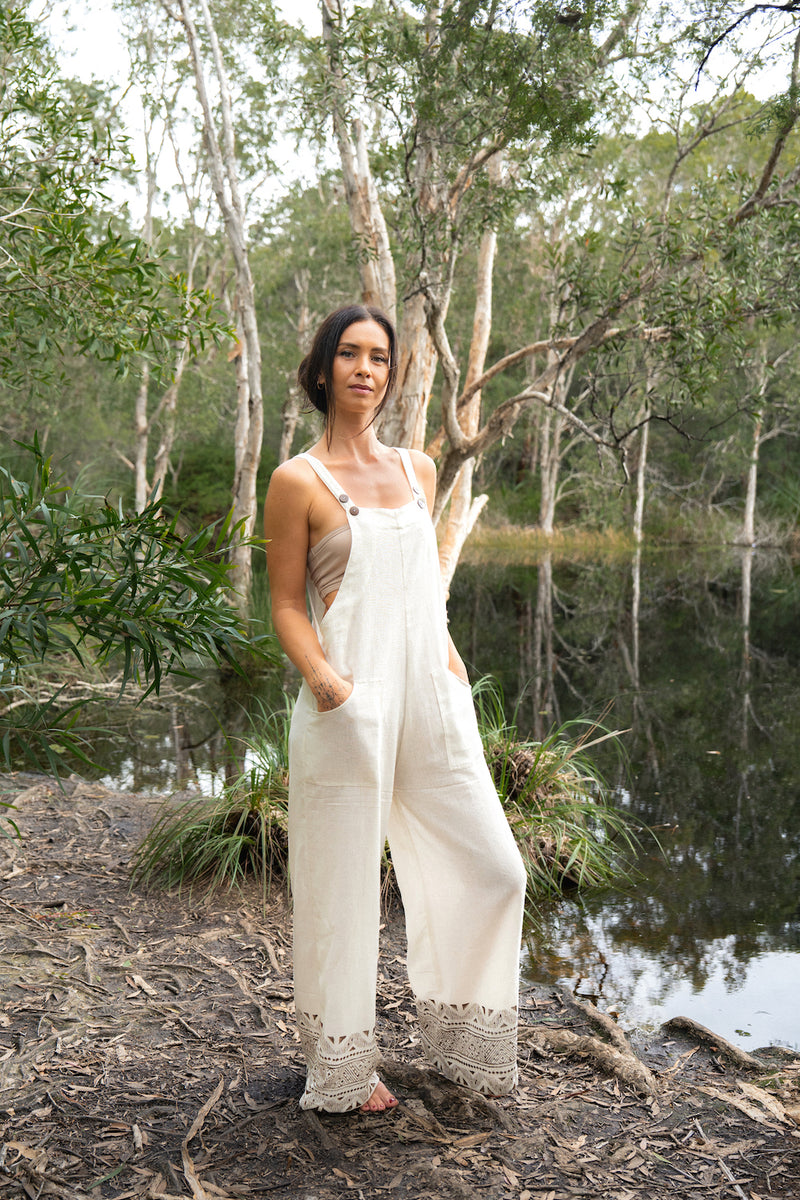 LUNA JUMPSUIT OFF WHITE