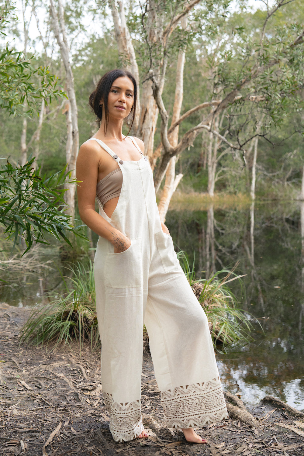 LUNA JUMPSUIT OFF WHITE