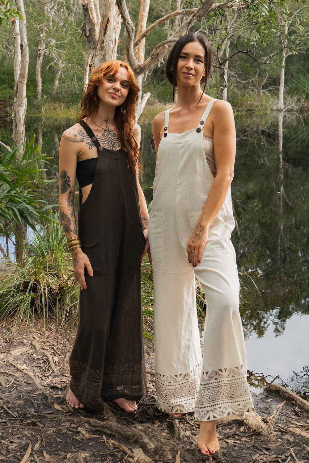 LUNA JUMPSUIT BROWN
