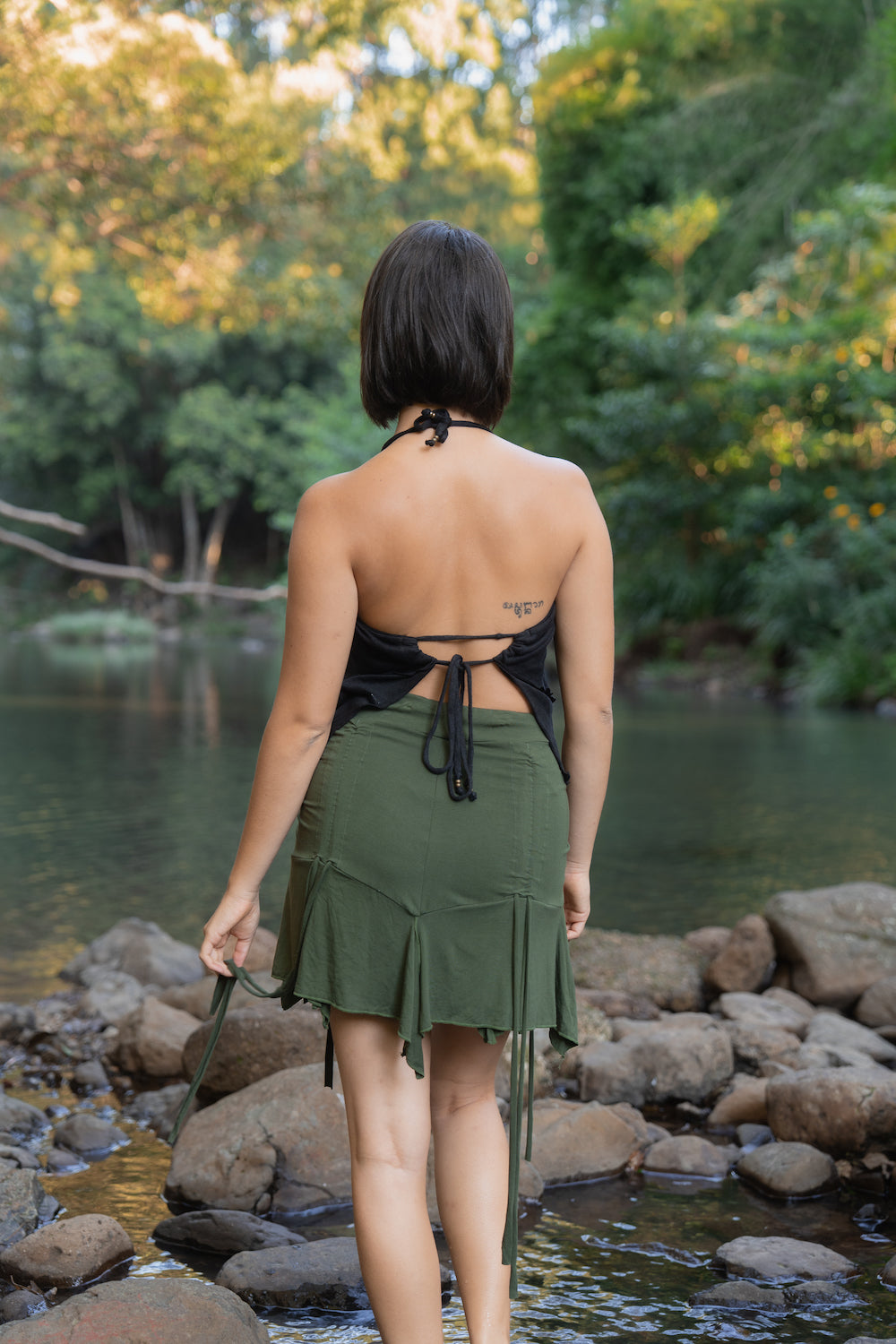 SELENE SKIRT OLIVE
