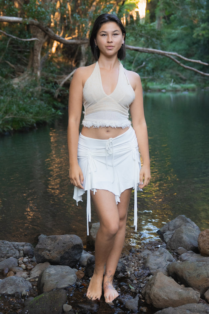 SELENE SKIRT WHITE