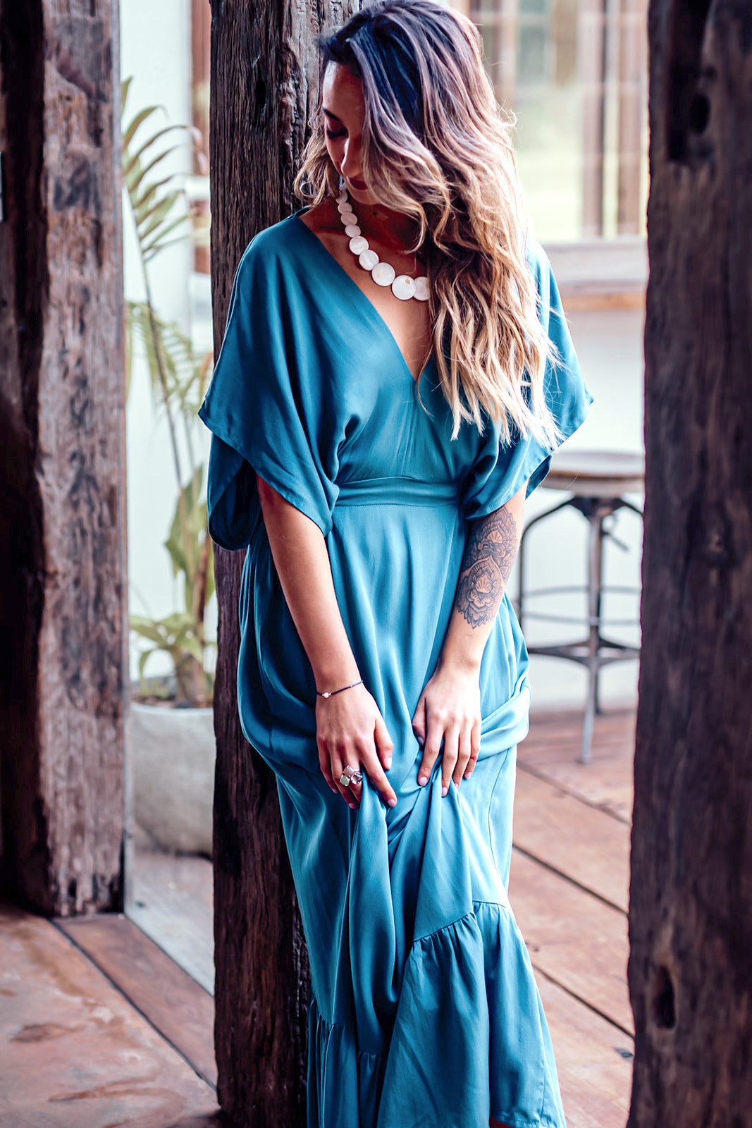 JAMMA DRESS BLUE