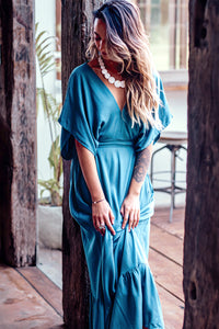 JAMMA DRESS BLUE