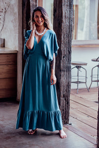 JAMMA DRESS BLUE
