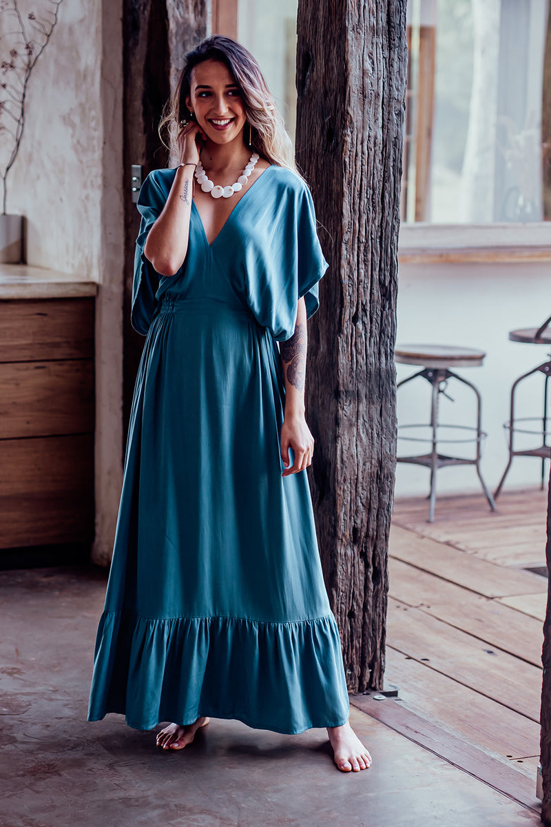 JAMMA DRESS BLUE