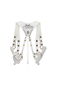 JASPER LEATHER HOLSTER WHITE / GREEN STONE