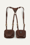 PHOENIX RISING LABRADORITE LEATHER HOLSTER BROWN