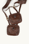 PHOENIX RISING LABRADORITE LEATHER HOLSTER BROWN