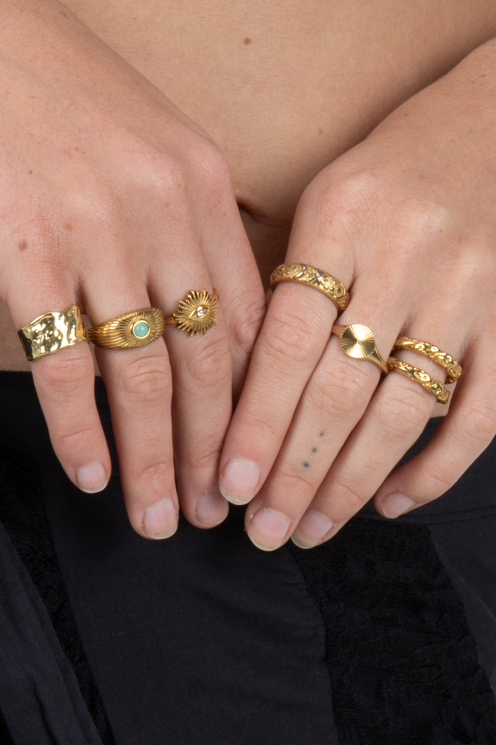 DOUBLE GODDESS RING