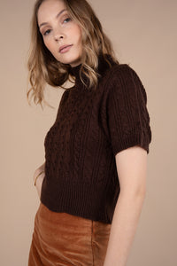 AMORA TOP BROWN