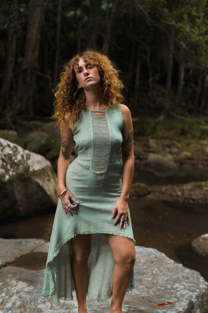 CELESTIAL DRESS GREEN
