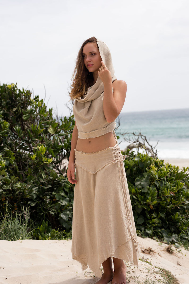 SAGE SKIRT CREAM