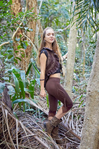 CRYSTALIS VEST BROWN