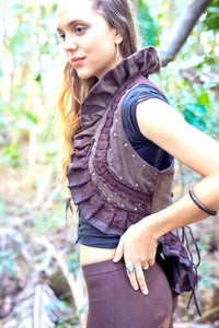 CRYSTALIS VEST BROWN