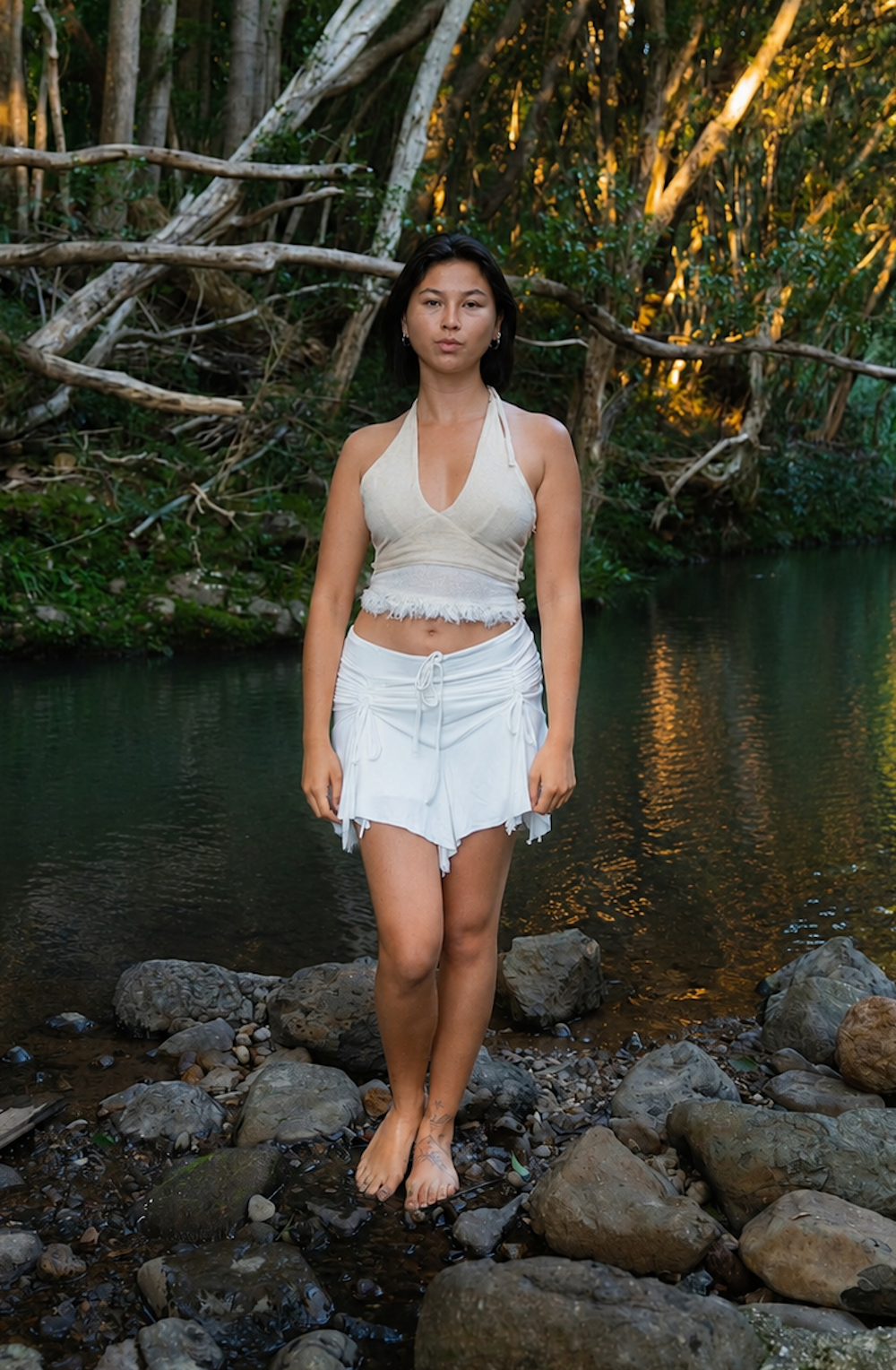 SELENE SKIRT WHITE