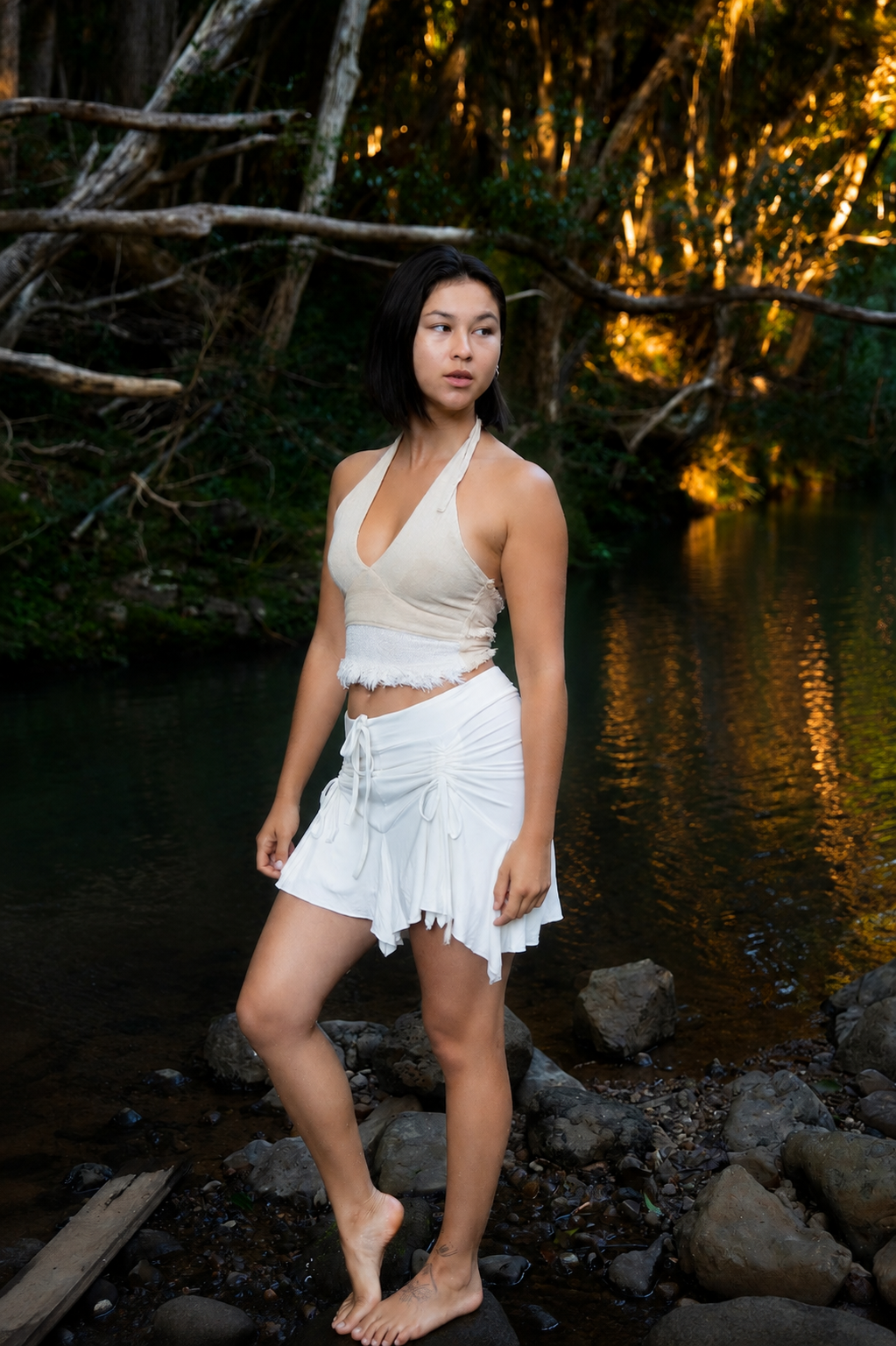 SELENE SKIRT WHITE