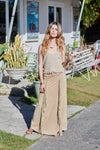 DALIA SKIRT CREAM STONEWASHED