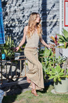 DALIA SKIRT CREAM STONEWASHED