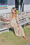 DALIA SKIRT CREAM STONEWASHED