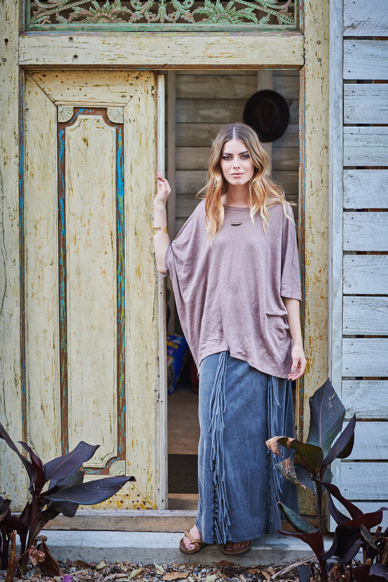 DALIA SKIRT CHARCOAL