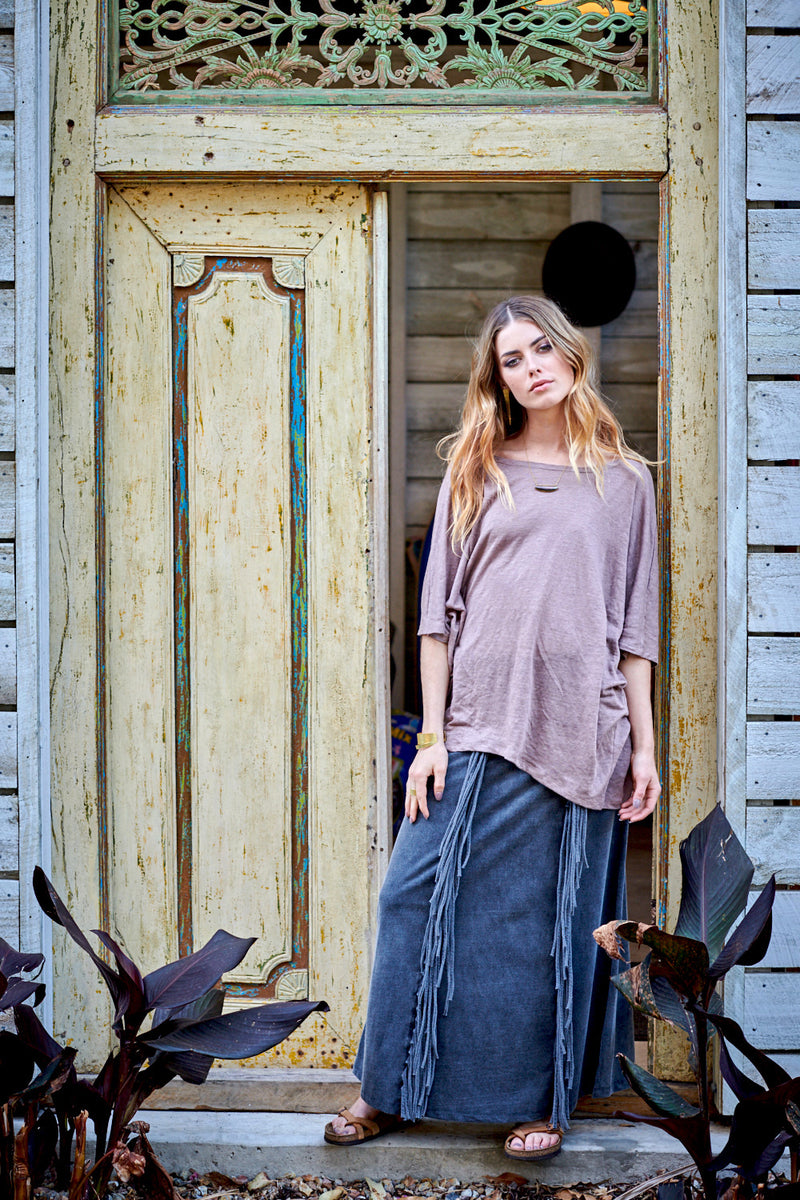 DALIA SKIRT CHARCOAL