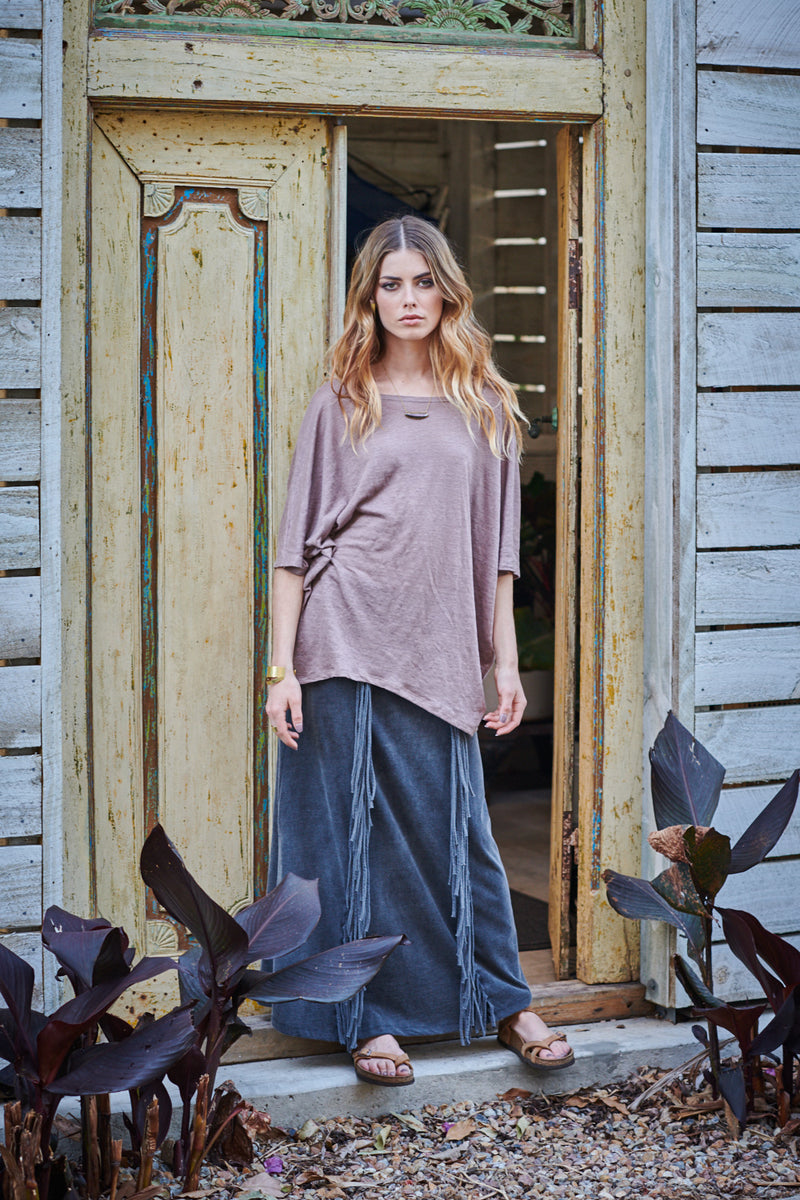DALIA SKIRT CHARCOAL