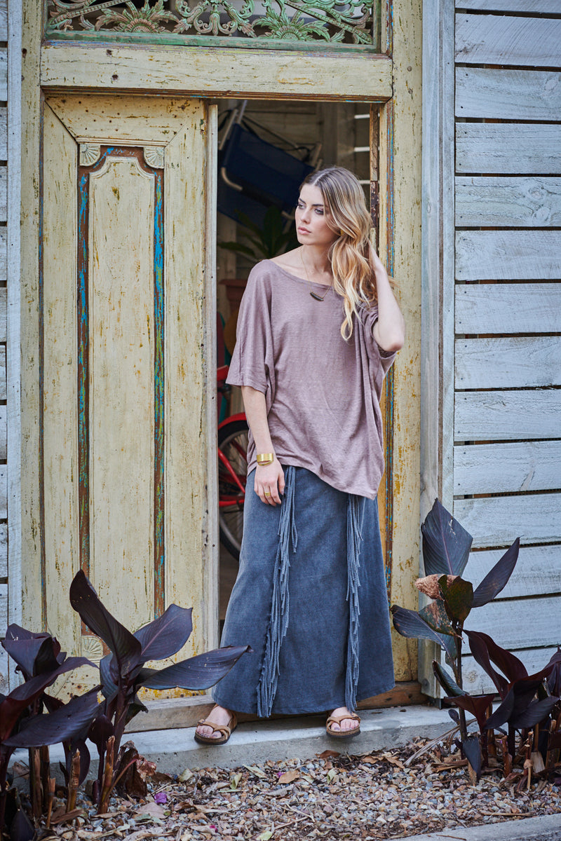 DALIA SKIRT CHARCOAL