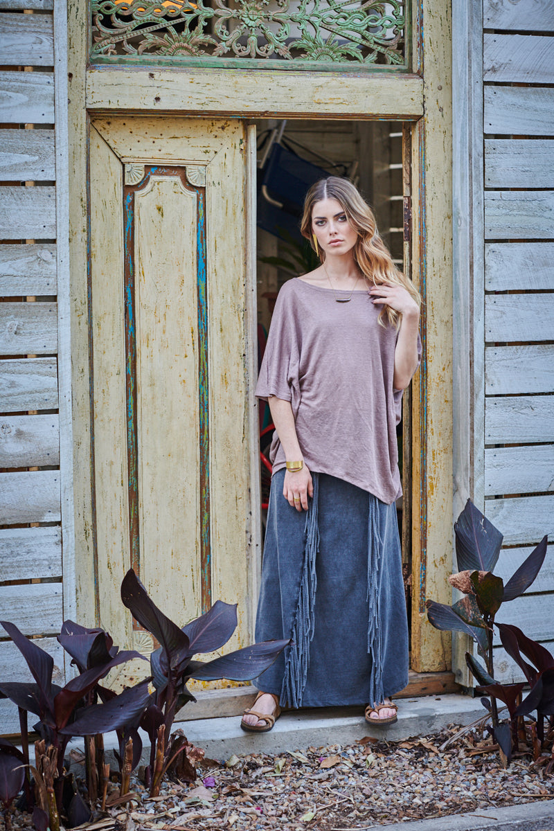 DALIA SKIRT CHARCOAL