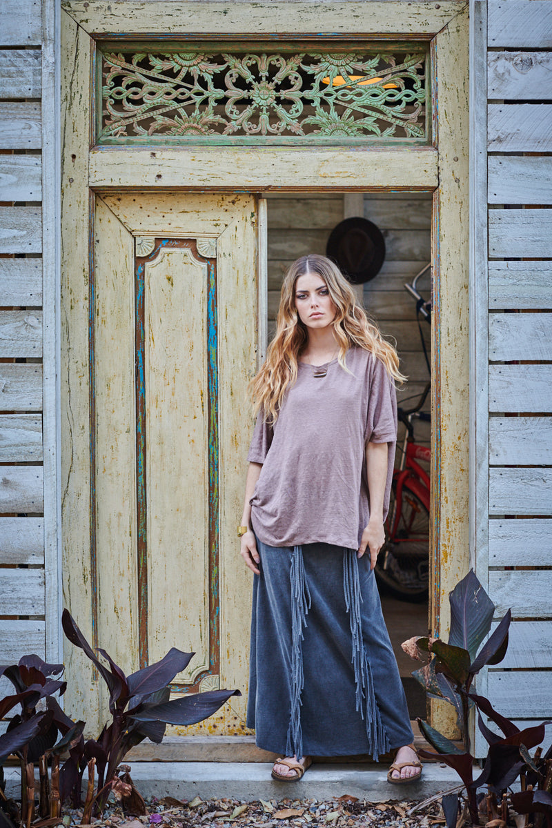 DALIA SKIRT CHARCOAL