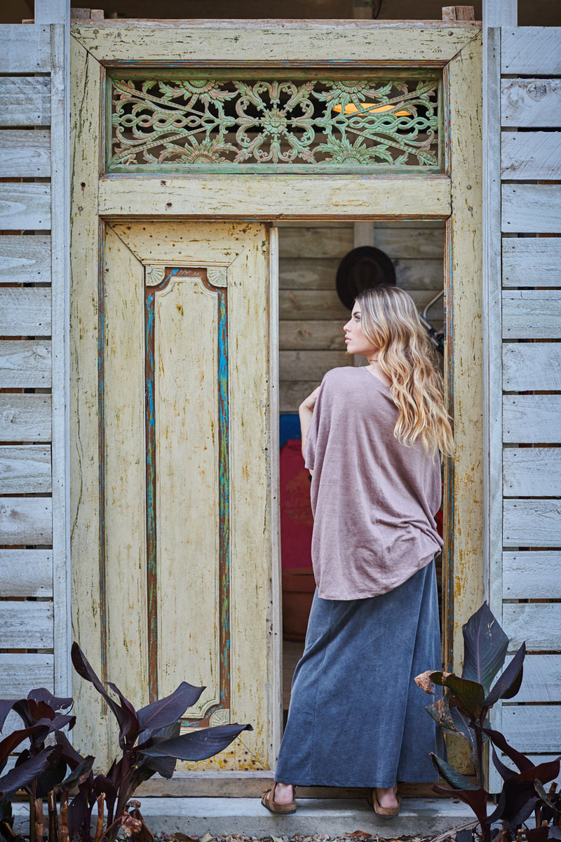 DALIA SKIRT CHARCOAL
