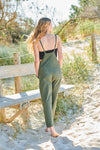 SUMMER BREEZE OVERALLS OLIVE