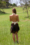 PIXIE QUEEN SKIRT  BROWN/BLACK